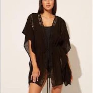 Elan Swimsuit Cover Up Black Medium NWT